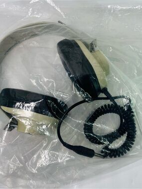 Vintage Califone Over-Ear Headphones in Black and Cream